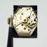 1947 BULOVA Senator Two-Tone Black Dial U.S.A. Caliber 8AE 17 Jewels Watch