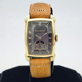 1947 BULOVA Senator Two-Tone Black Dial U.S.A. Caliber 8AE 17 Jewels Watch