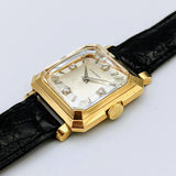 LONGINES President Garfield Watch Diamond Dial 14K GOLD Cal. 23Z Wristwatch