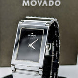 MOVADO Valor Tungsten Watch Ref. 89C11432 Swiss Wristwatch In BOX!