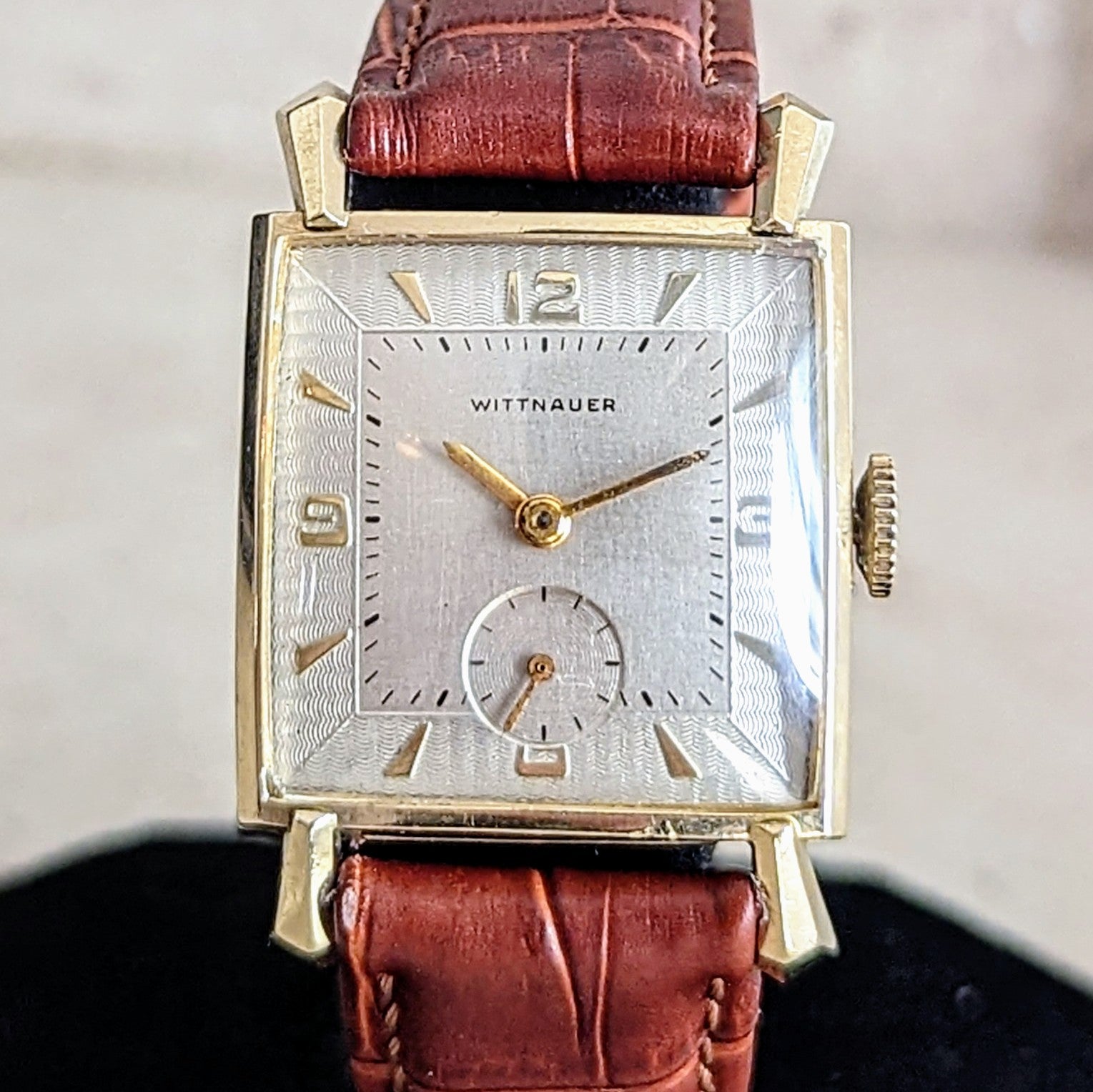 Vintage 1960 WITTNAUER Watch Cal. REVUE 76 3 Swiss 10K GF