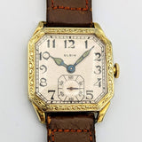 1927 ELGIN Watch Art Deco 7 Jewels Cal. Grade 430 Vintage Wristwatch