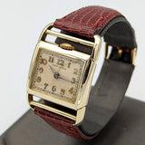 1938-39 HAMILTON Contour Watch "Curved to Fit the Wrist" Driver Wristwatch