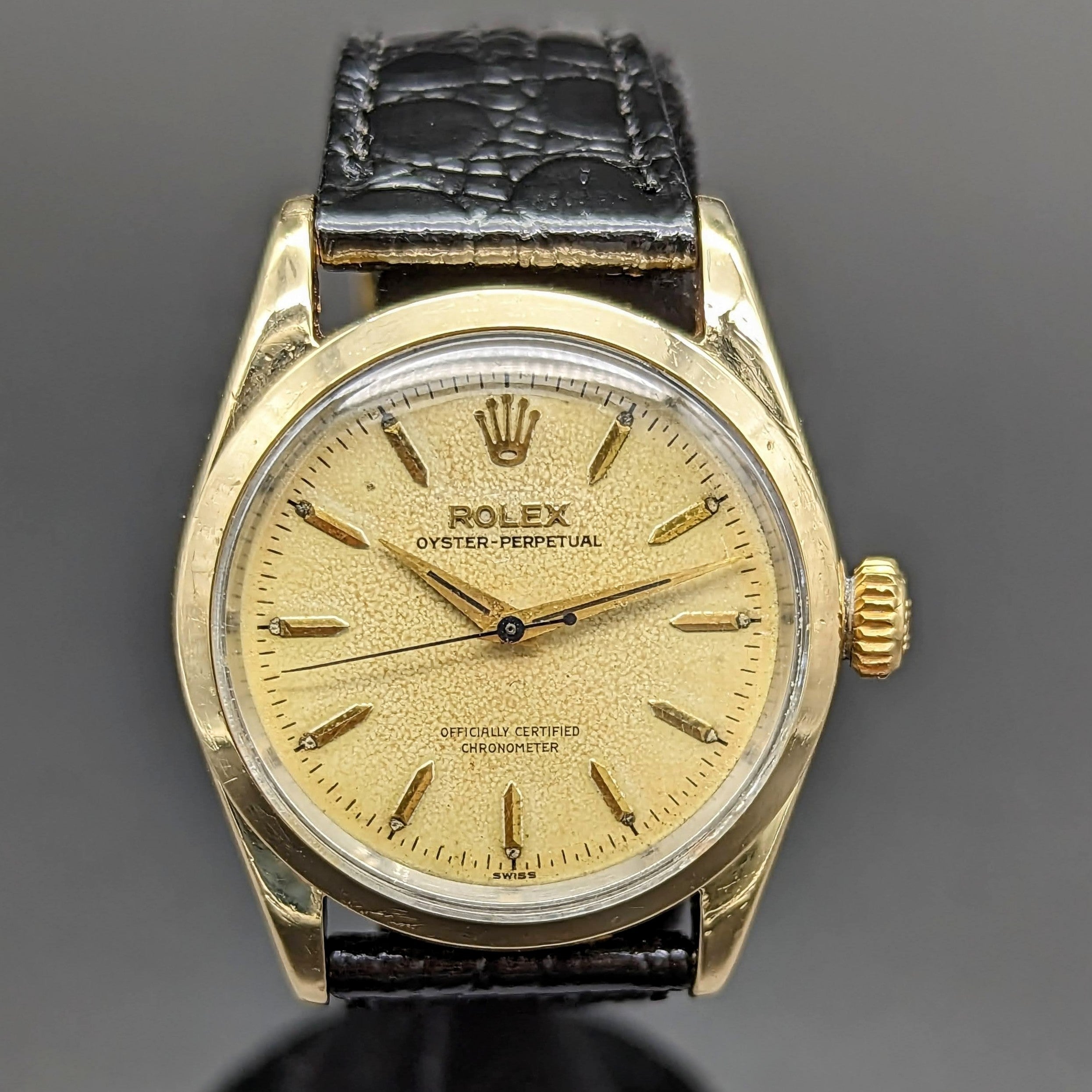 1957 ROLEX Oyster Perpetual Chronometer Automatic Wristwatch Ref