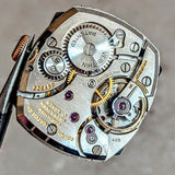 GRUEN Veri-Thin Precision Wristwatch Coral Gold Case & Dial Conoruma Movement Grade 405 Watch