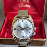 1969 TIMEX Electric Wristwatch Ref. 9444 Watch - In Box! New Battery!