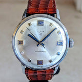 ELGIN Automatic Watch ALL Stainless-Steel 17 Jewels Swiss Caliber 996 Watch