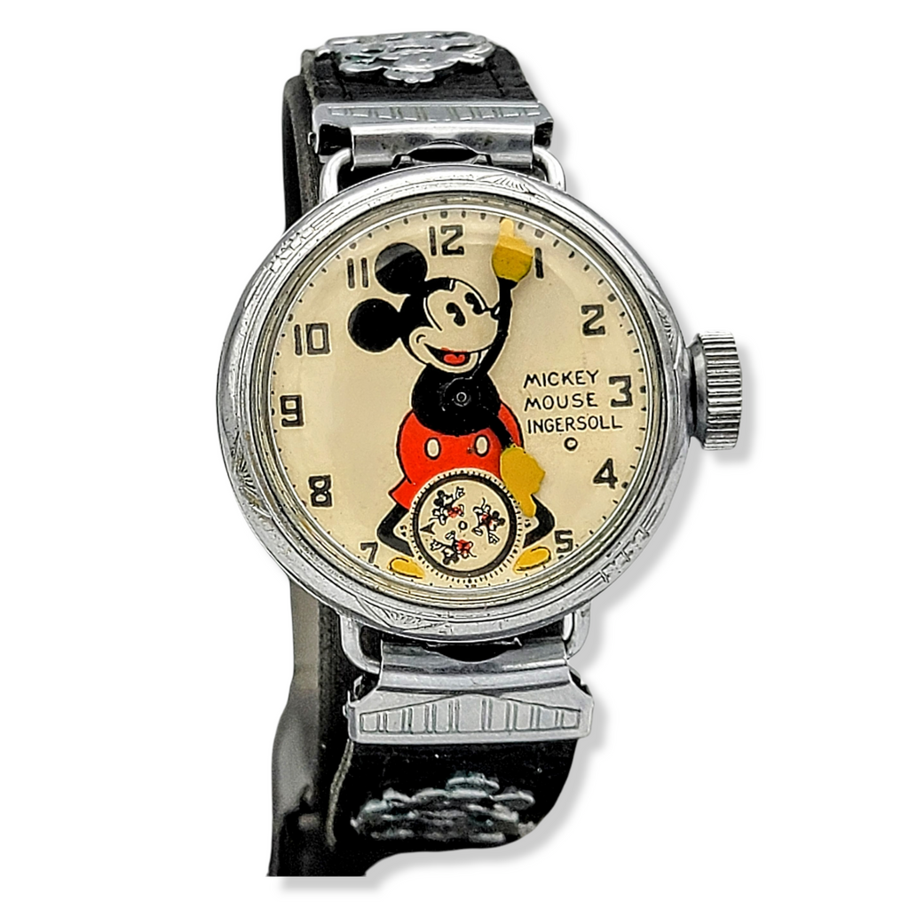 Get Your First Edition 1933 Mickey Mouse Ingersoll Watch – SECOND HAND ...