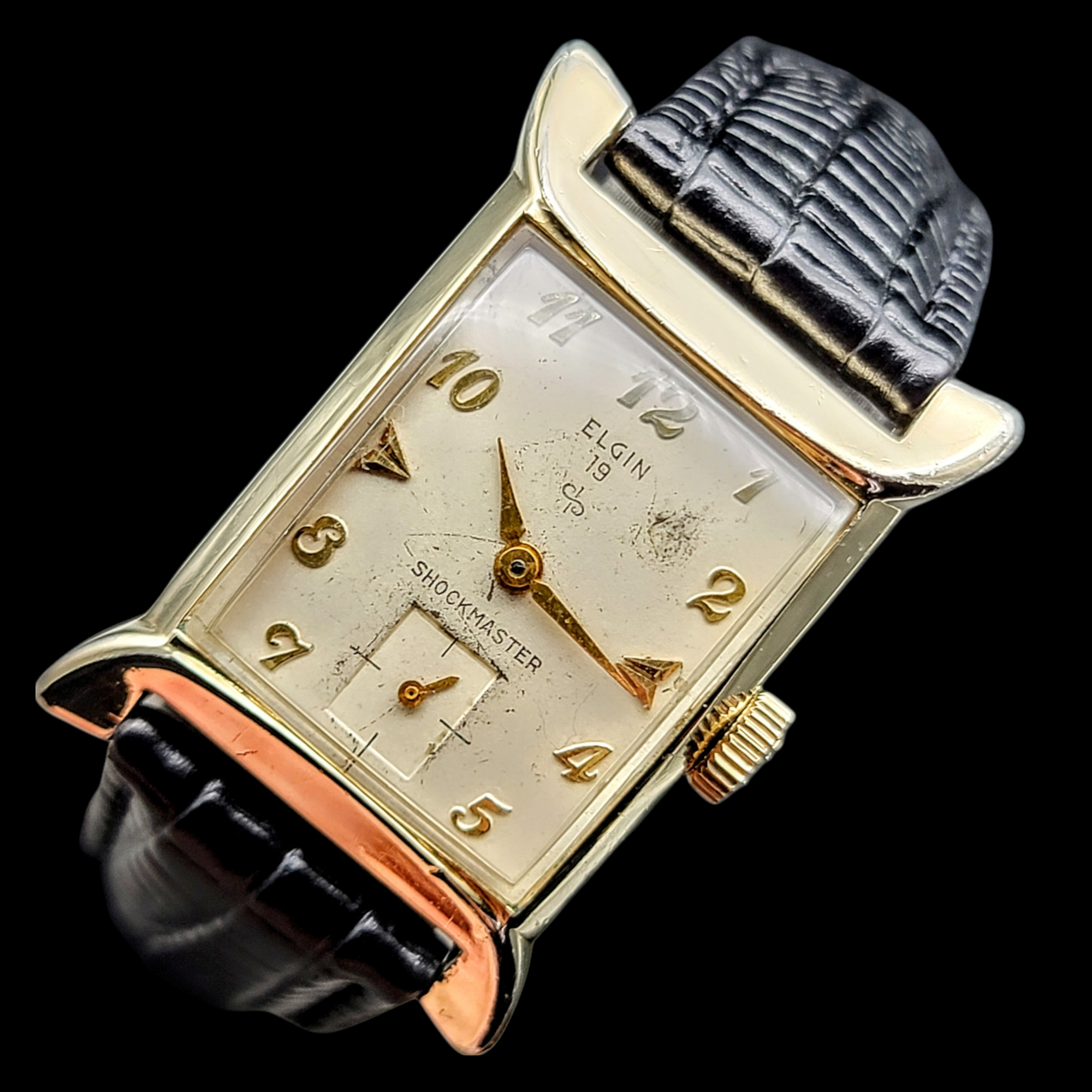 1954 ELGIN Gulfport 19 Jewels Shockmaster – SECOND HAND HOROLOGY