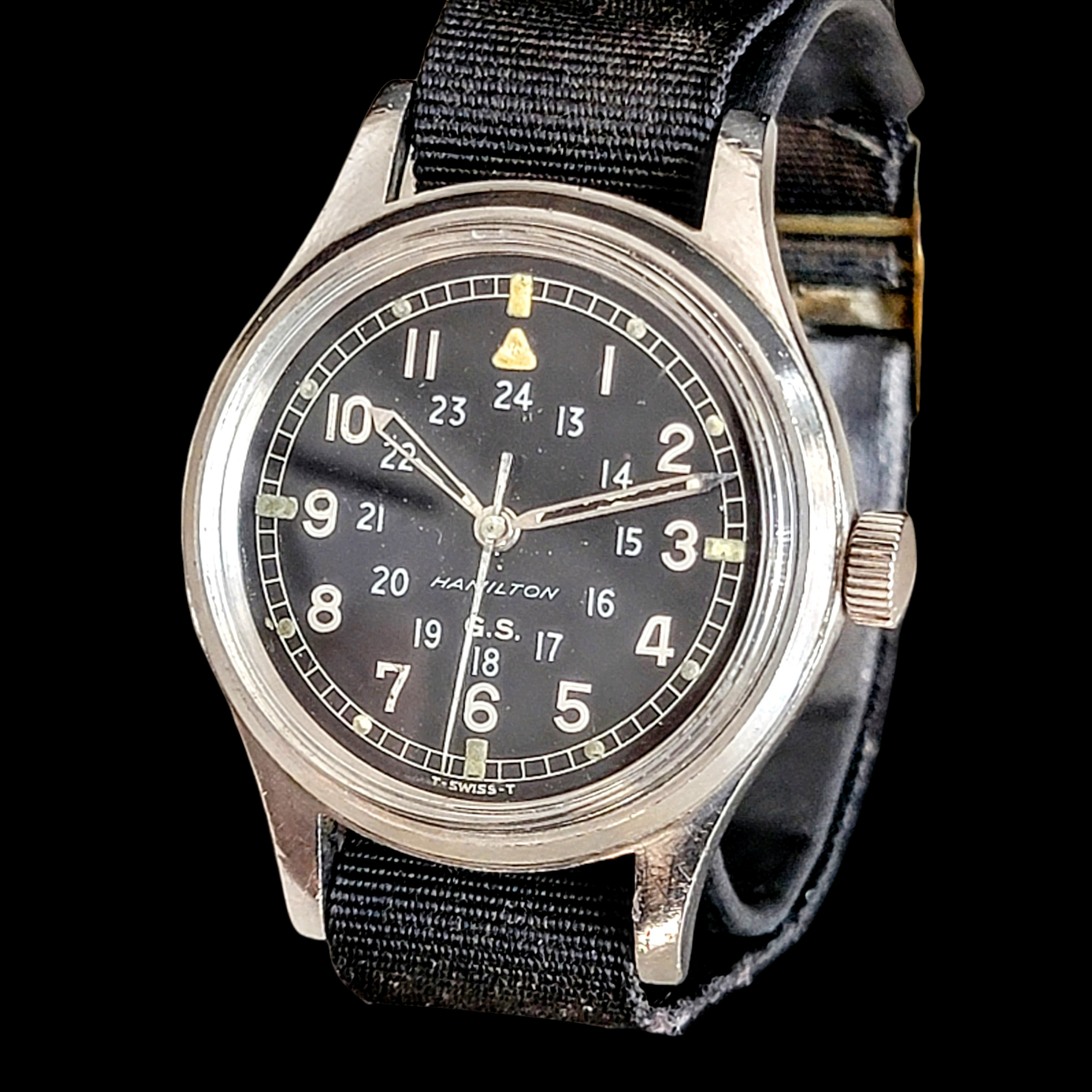 HAMILTON 24-Hour Dial British Pilot Wristwatch Grade