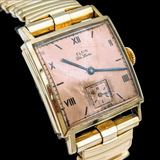 1943 ELGIN De Luxe Watch Rose Gold Dial Grade 555 Ref. 3869