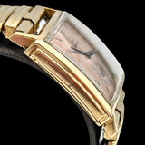 1943 ELGIN De Luxe Watch Rose Gold Dial Grade 555 Ref. 3869