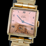 1943 ELGIN De Luxe Watch Rose Gold Dial Grade 555 Ref. 3869