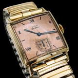 1943 ELGIN De Luxe Watch Rose Gold Dial Grade 555 Ref. 3869