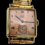 1943 ELGIN De Luxe Watch Rose Gold Dial Grade 555 Ref. 3869