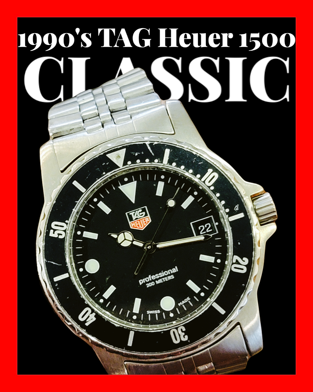 Shop Pre-Owned TAG Heuer 200M Dive Watch | 929.206D 1500 – SECOND Shop Pre-Owned TAG Heuer 200M Dive Watch | 929.206D 1500 – SECOND