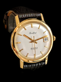 ROCKFORD Self-Winding Calendar Watch 14K GOLD 25J Cal. Bennett Bros. ETA 2472