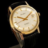 ROCKFORD Self-Winding Calendar Watch 14K GOLD 25J Cal. Bennett Bros. ETA 2472