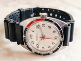 1977 CARAVELLE By Bulova Diver Watch Pepsi Bezel - All S. Steel