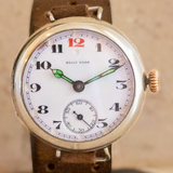 ELLIS BROS Trench Watch By Civic Watch Co. Swiss Made 1910's