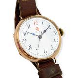 Lancet Red Cross Medical Wristwatch - WWI Trench Watch - REBBERG Movement 7 Jewels