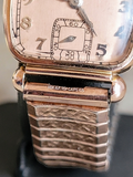 Coral Martin 1941 Hamilton Watch Rose Gold Filled Case & Bracelet - In Box!