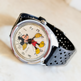 1971 TIMEX Electric Watch Mickey Mouse Vintage Wristwatch Cal. M40