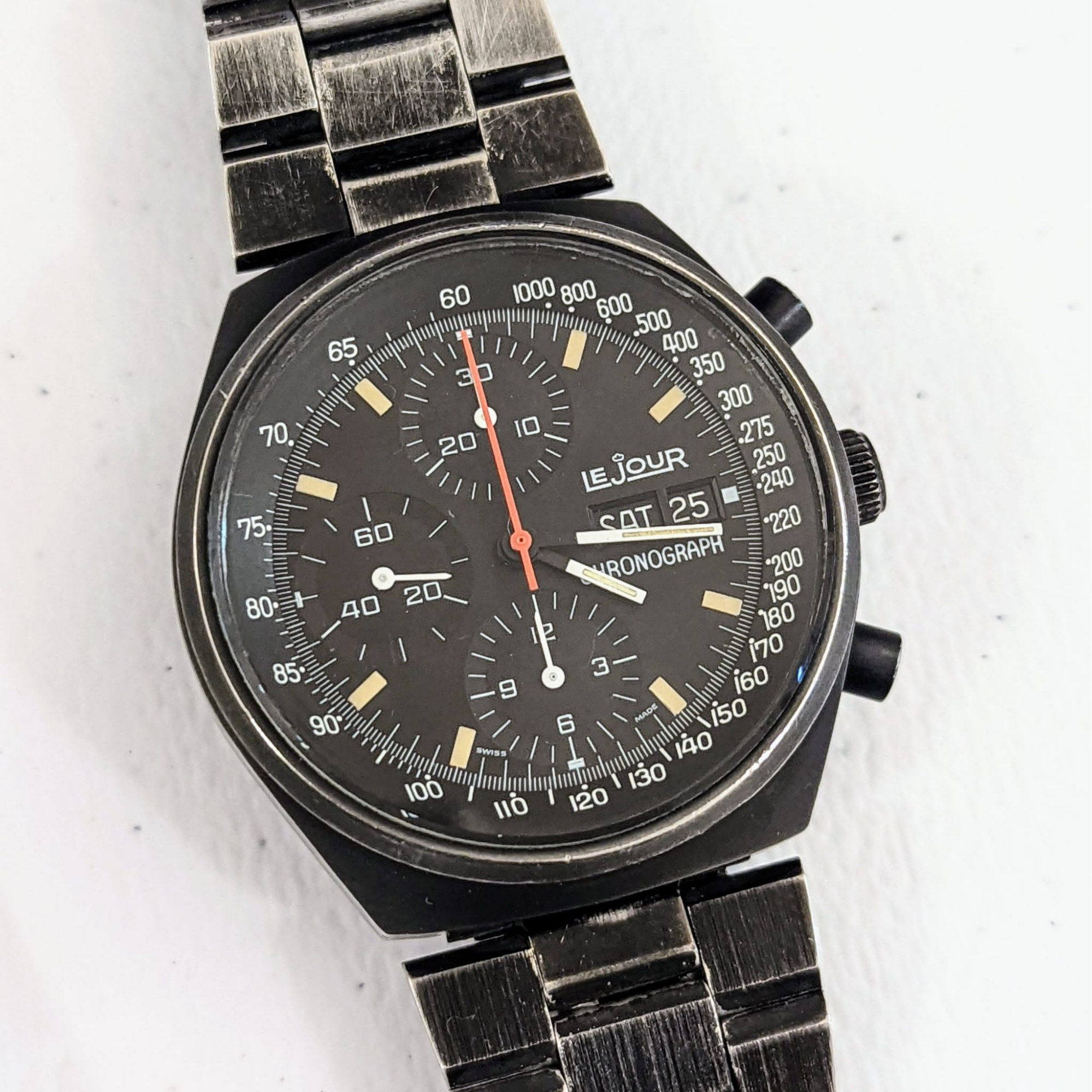 LE JOUR 7000 Chronograph Automatic Watch Heuer Pasadena